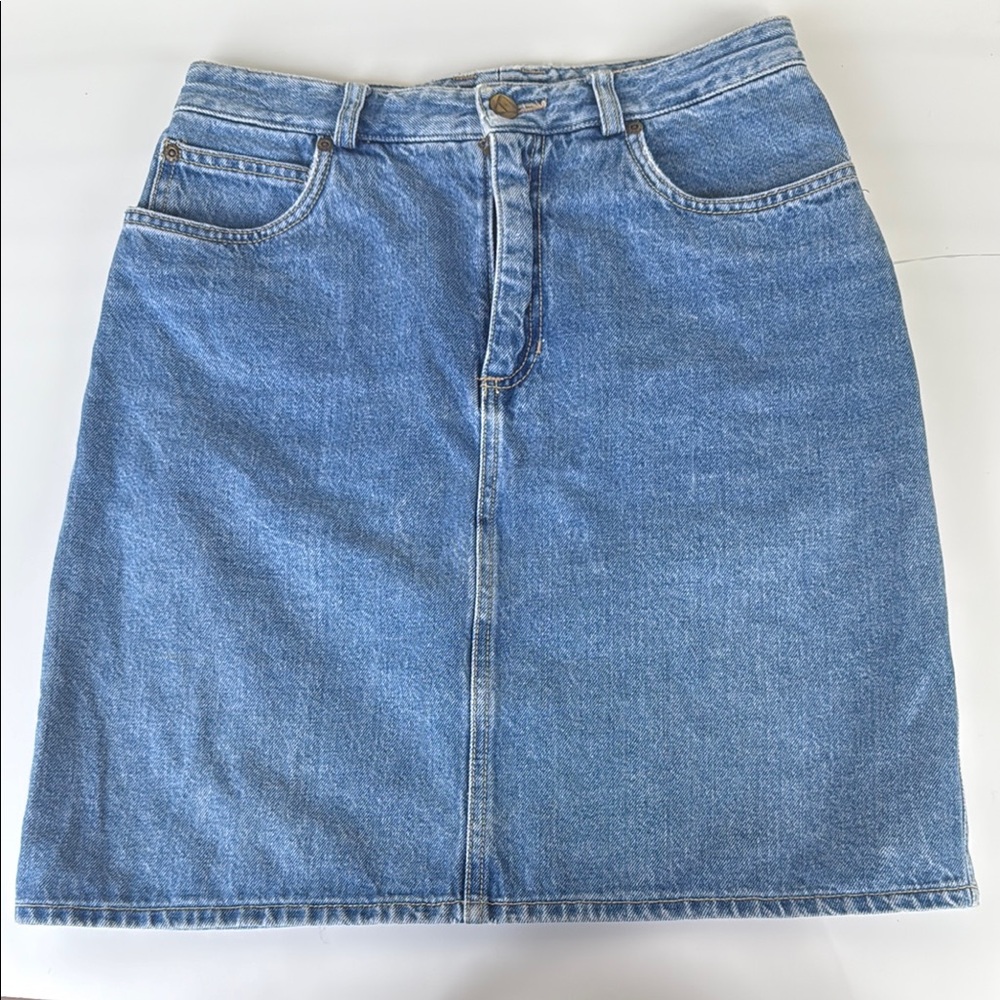Lizwear Denim Skirt | Vintage High Waisted Jean Skirt Denim Wiggle Pencil Skirt